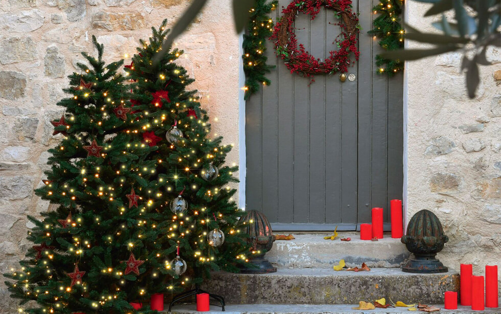 per decorazioni natalizie villaggi spessa e soffice copertura bianca per neve per vacanze e inverno display 150 x 100 cm HASKI Coperta artificiale da neve sotto lalbero di Natale 